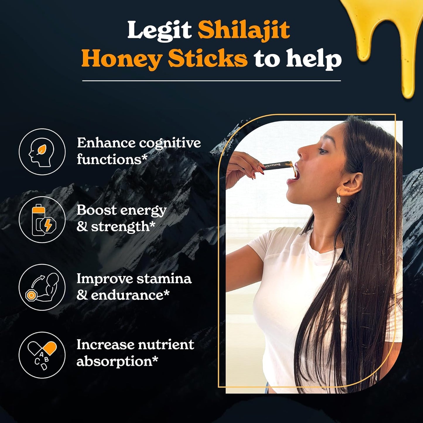 BetterAlt™ Himalayan Shilajit Sticks