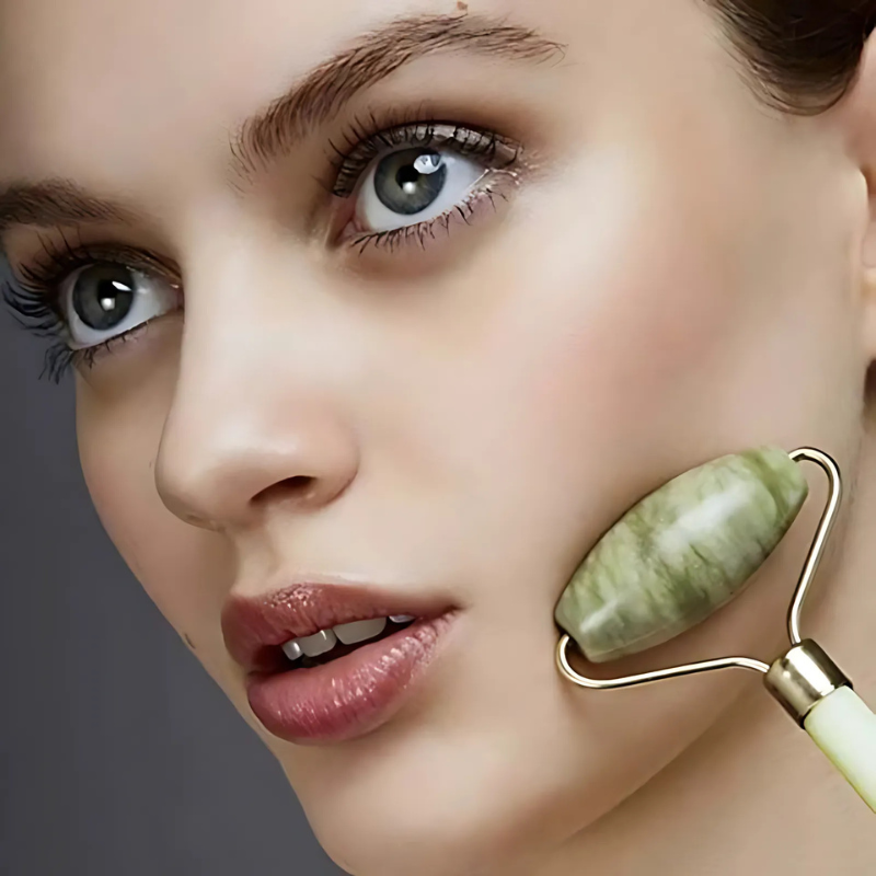 Rodillo de jade facial