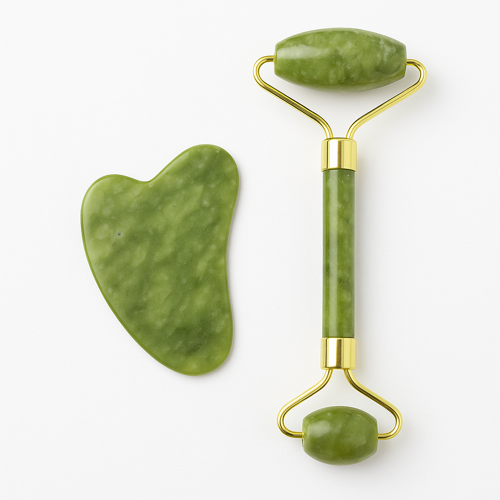 Rodillo de jade facial