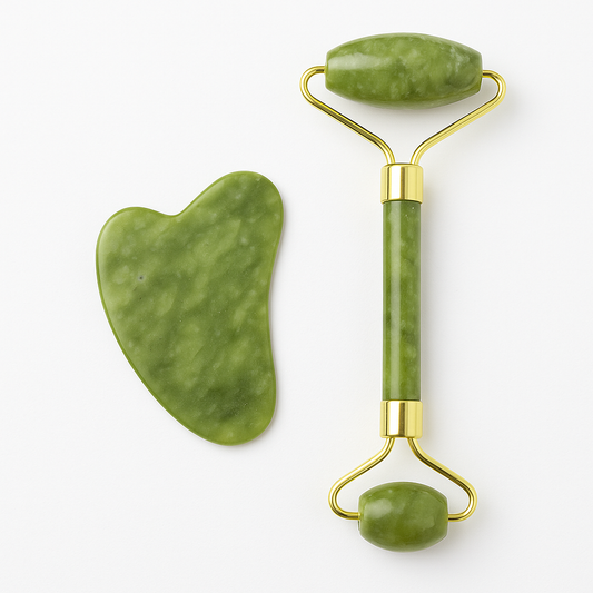 Rodillo de jade facial