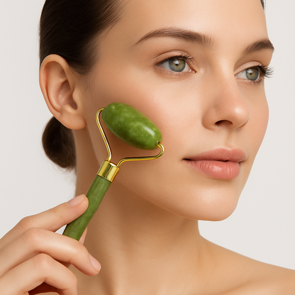 Rodillo de jade facial