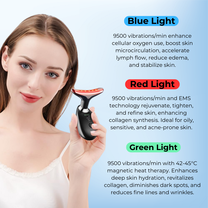 Masajeador facial multifuncional