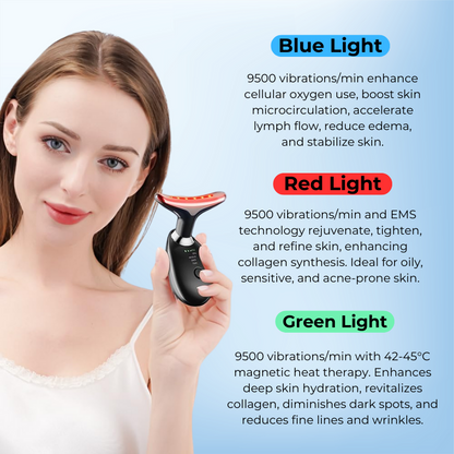 Masajeador facial multifuncional